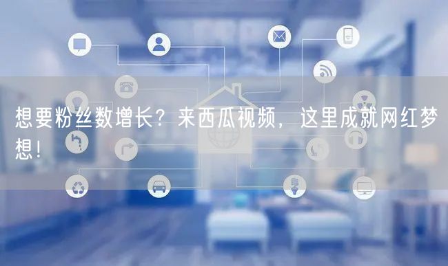 想要粉丝数增长？来西瓜视频，这里成就网红