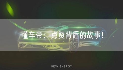 懂车帝：点赞背后的故事！