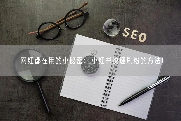 网红都在用的小秘密：小红书快速刷粉的方法！