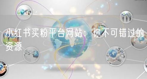 小红书买粉平台网站：你不可错过的资源