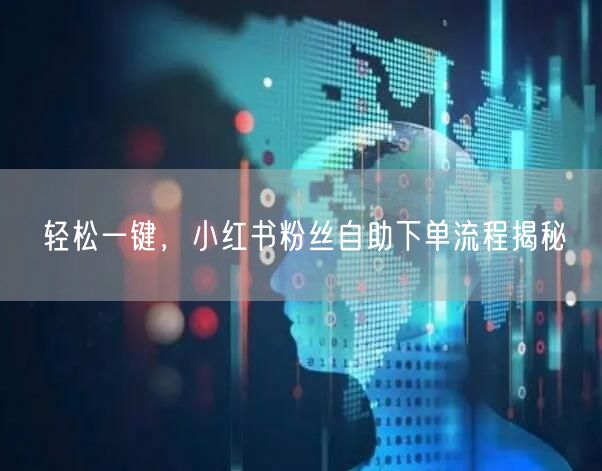 轻松一键，小红书粉丝自助下单流程揭秘
