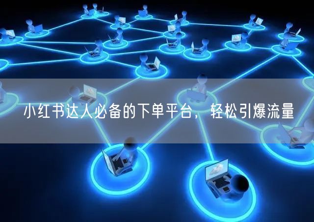 小红书达人必备的下单平台，轻松引爆流量