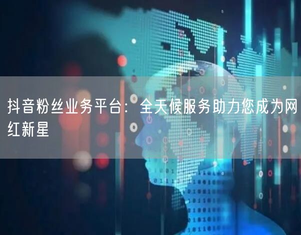 抖音粉丝业务平台：全天候服务助力您成为网